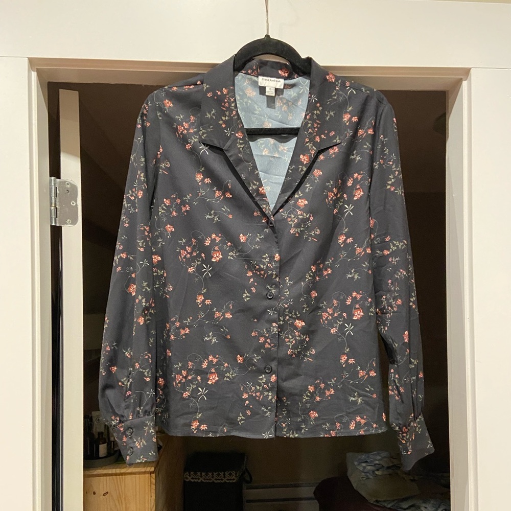 Frank and Oak Floral Blouse